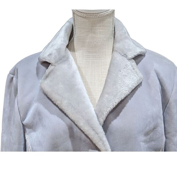 Juliano Celini Women's Suede Faux Leather Jacket Size XL - Picture 7 of 11